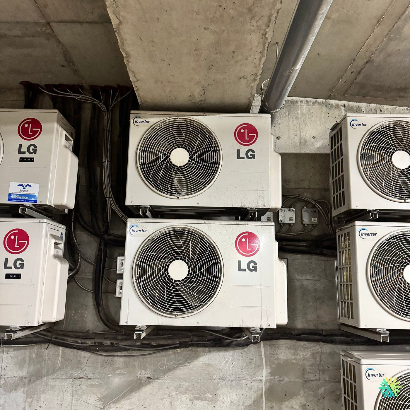 Réparation d’un système VRF LG à Côte-des-Neiges