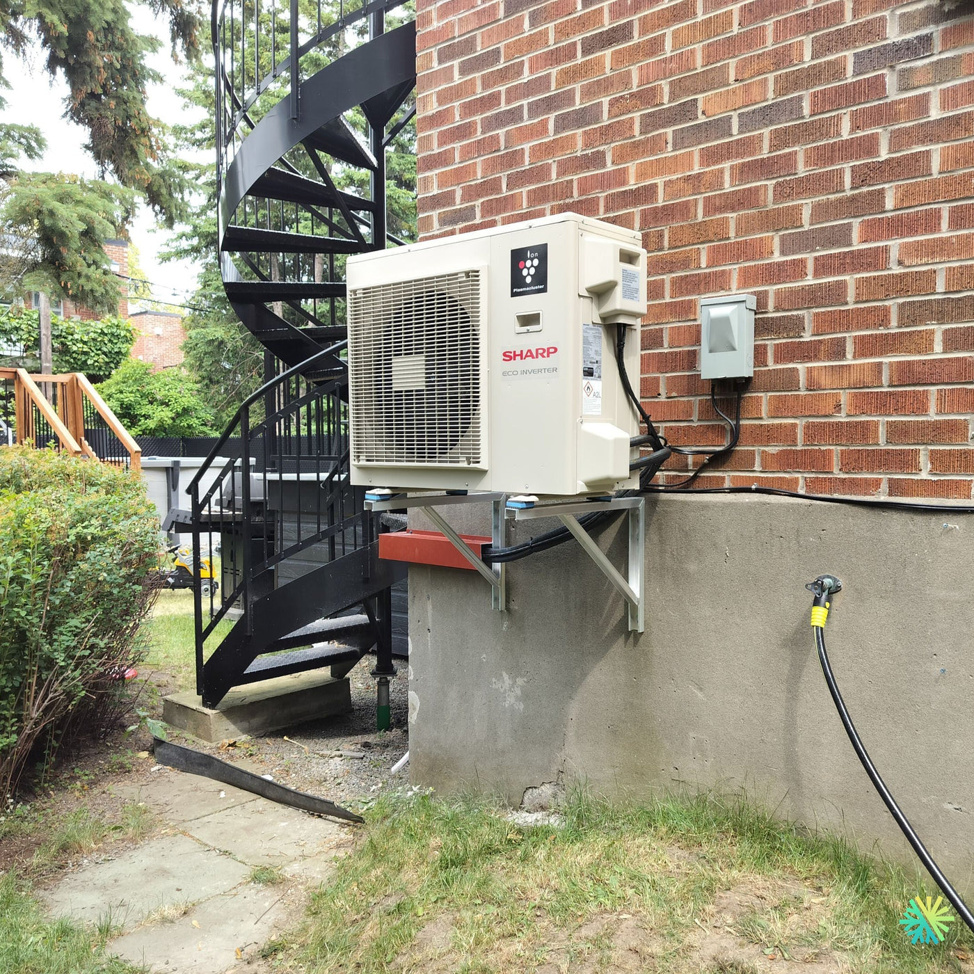 Installation d’une Sharp Eco Inverter thermopompe murale à Rosemont–La Petite-Patrie