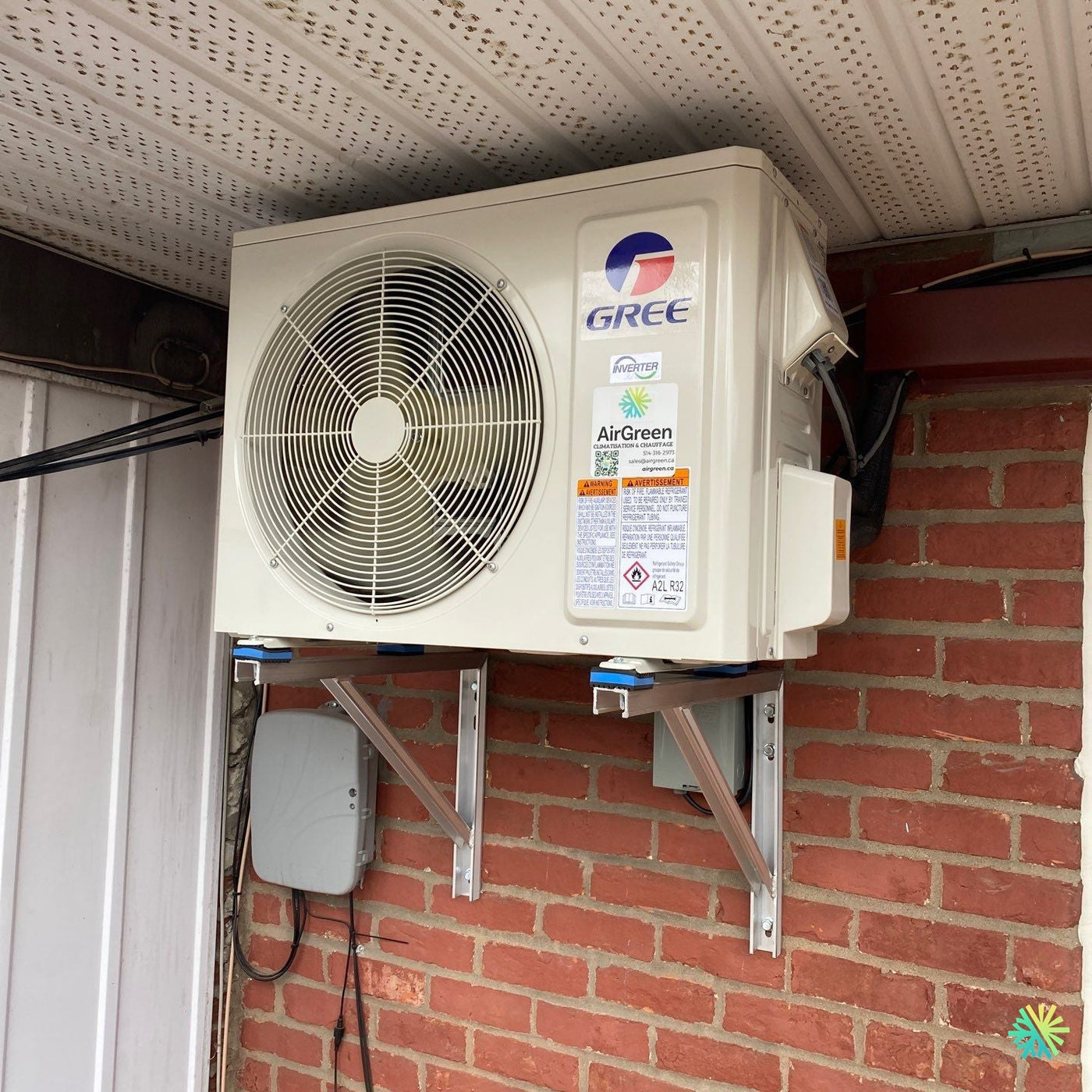 Installation d’une Gree thermopompe murale à Sainte-Dorothée (Laval)