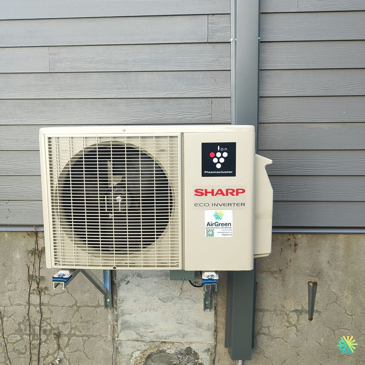 Installation d’une Sharp Eco Inverter thermopompe murale à Brossard