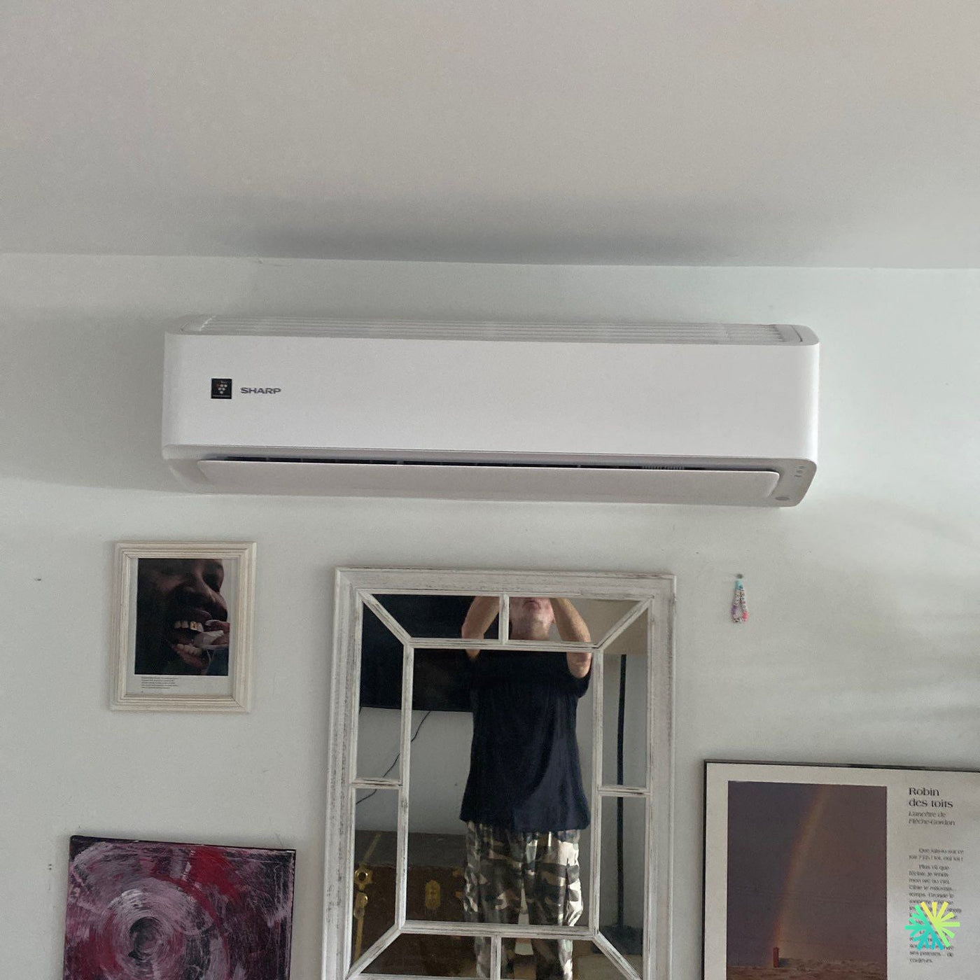 Installation d’une Sharp Eco Inverter thermopompe murale à Verdun