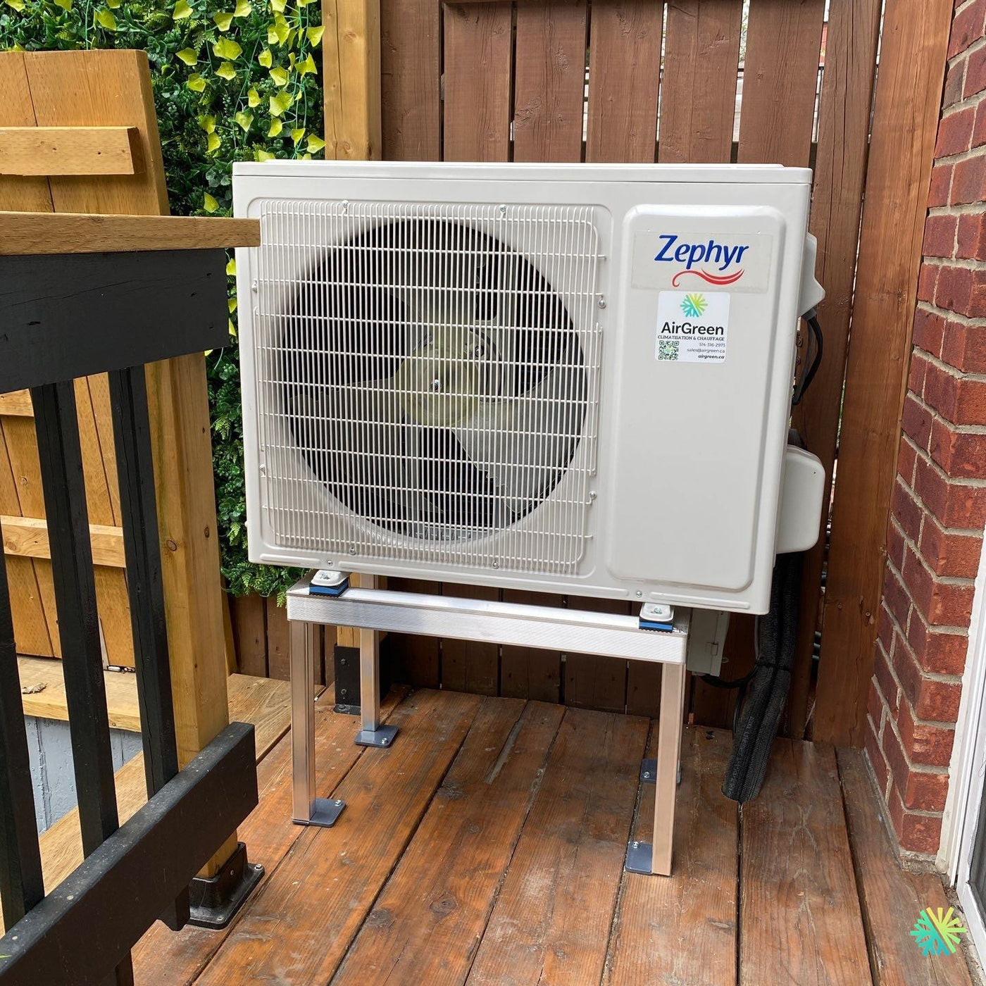 Installation d’une Zephyr (gamme murale) thermopompe murale à Rosemont–La Petite-Patrie