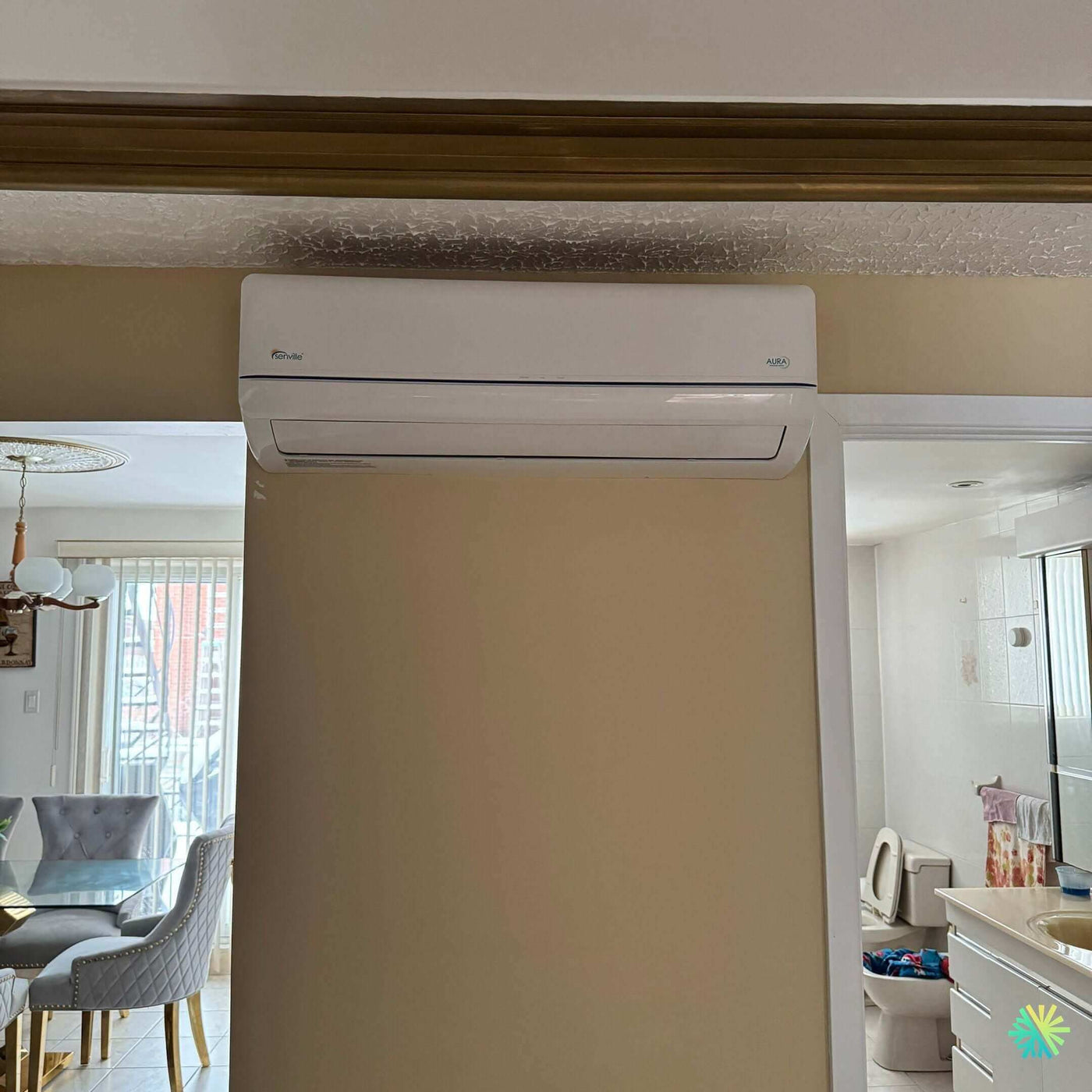 Installation d’une Windair Aura thermopompe murale à Saint-Léonard