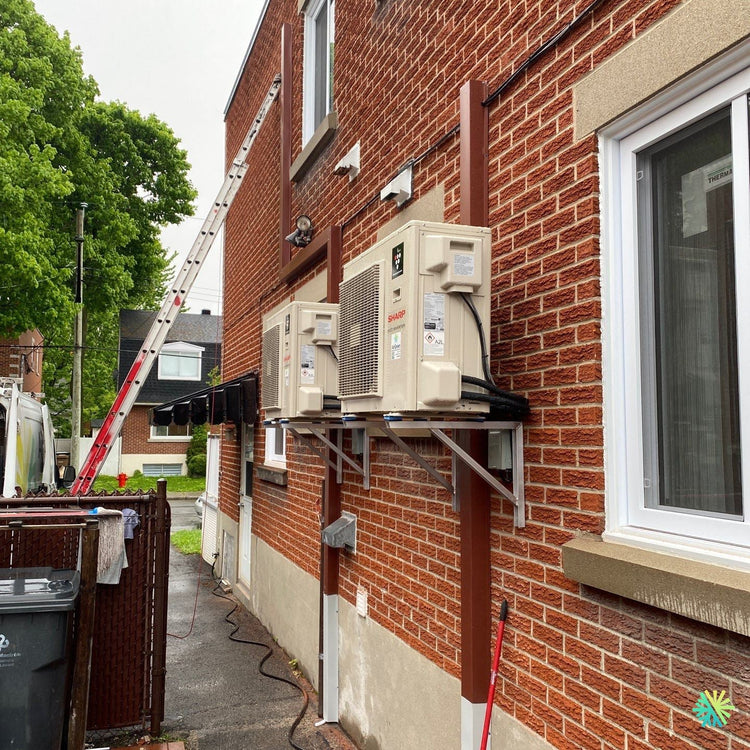 Installation d’une thermopompe murale Sharp ZU1 à LaSalle