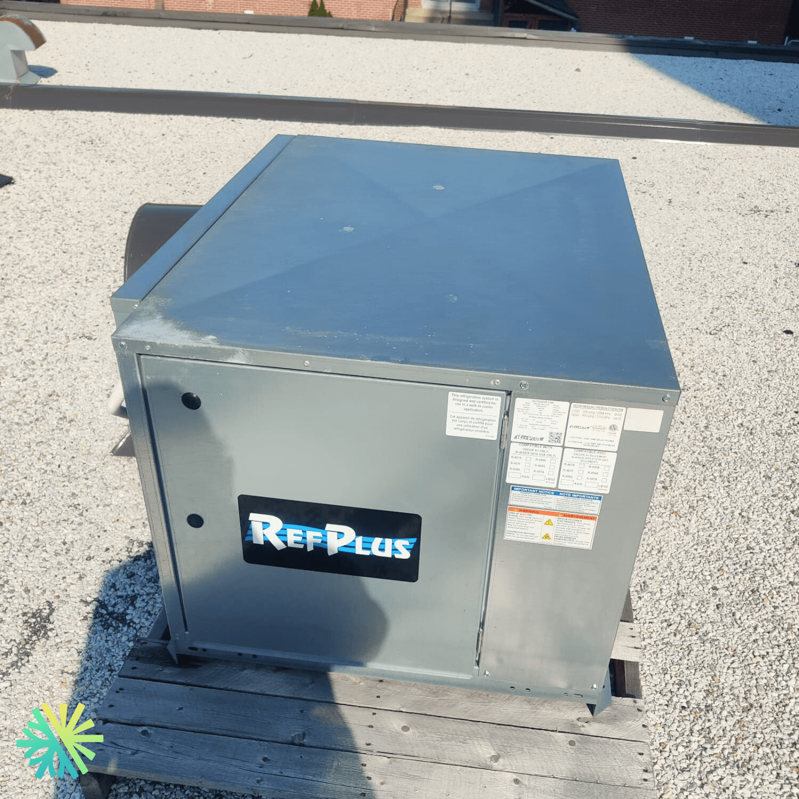 Travaux de réparation du système de réfrigération REF PLUS à Montréal