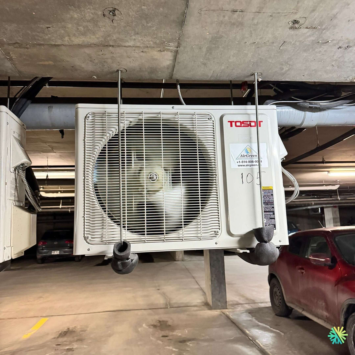 Réparation d’une thermopompe murale Tosot à Chomedey