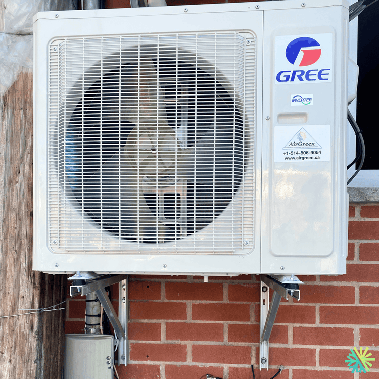 Service et entretien d’une thermopompe murale Gree à Rosemont–La Petite-Patrie (Montréal)