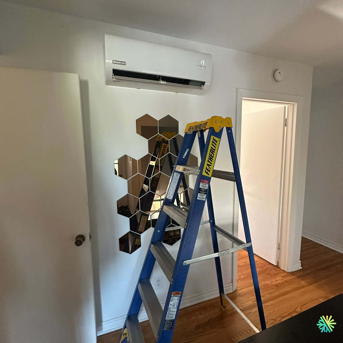 Installation d’une Goodman thermopompe murale à Villeray–Saint-Michel–Parc-Extension