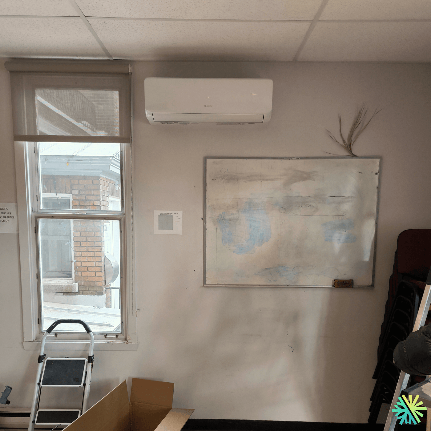 Installation d’une thermopompe MultiZone Gree FreeMatch sur le Plateau-Mont-Royal (Montréal)