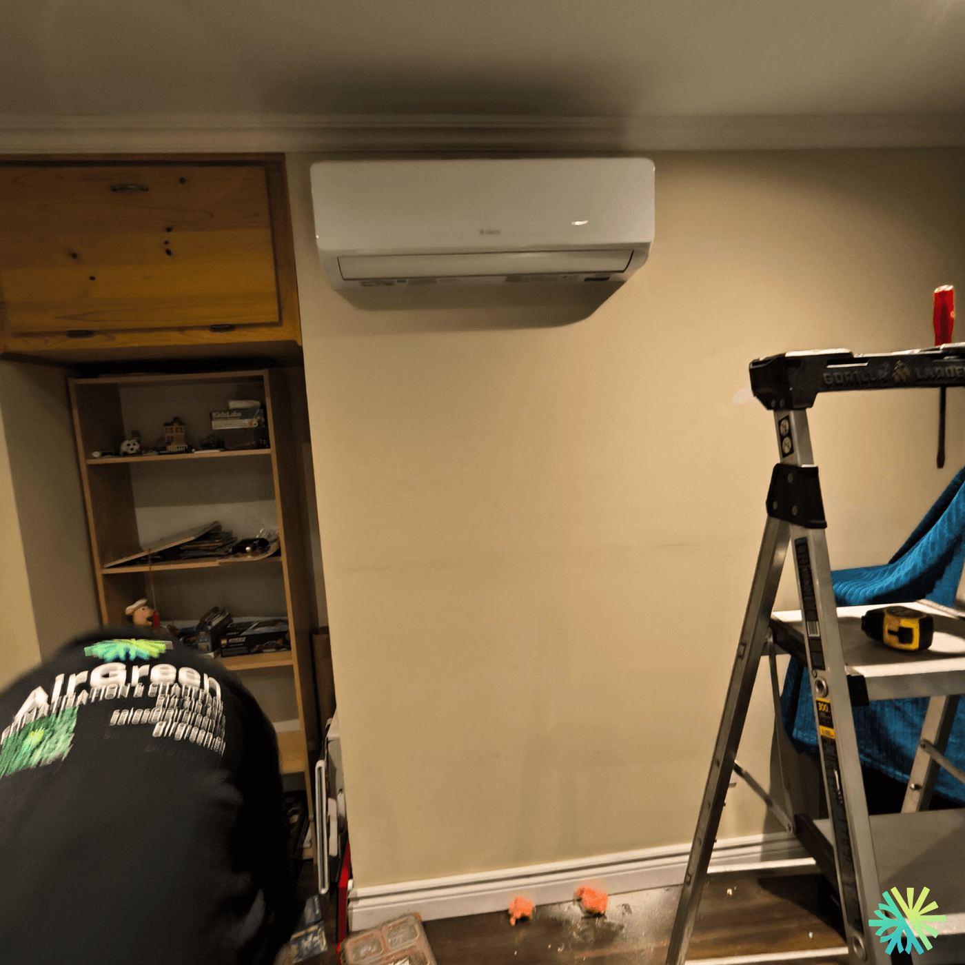 Installation d’une thermopompe Gree FreeMatch à Fabreville (Laval)