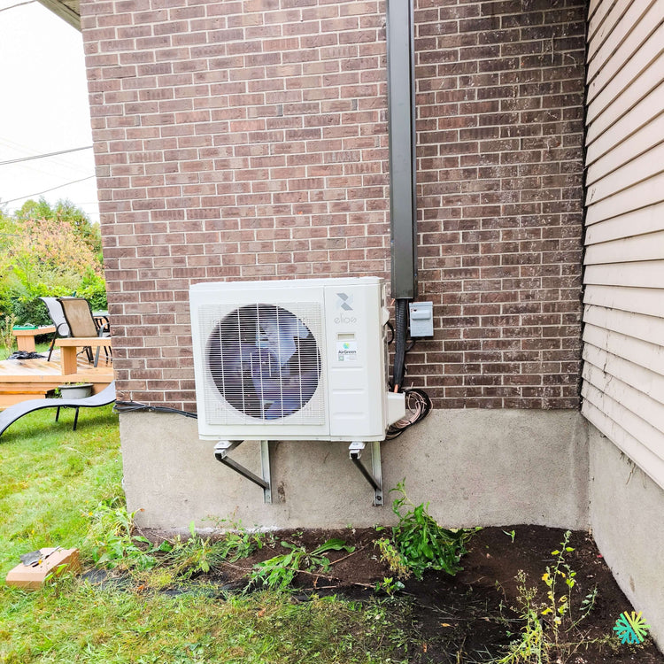 Installation d’une thermopompe centrale ELIOS R454B à Mont-Saint-Grégoire