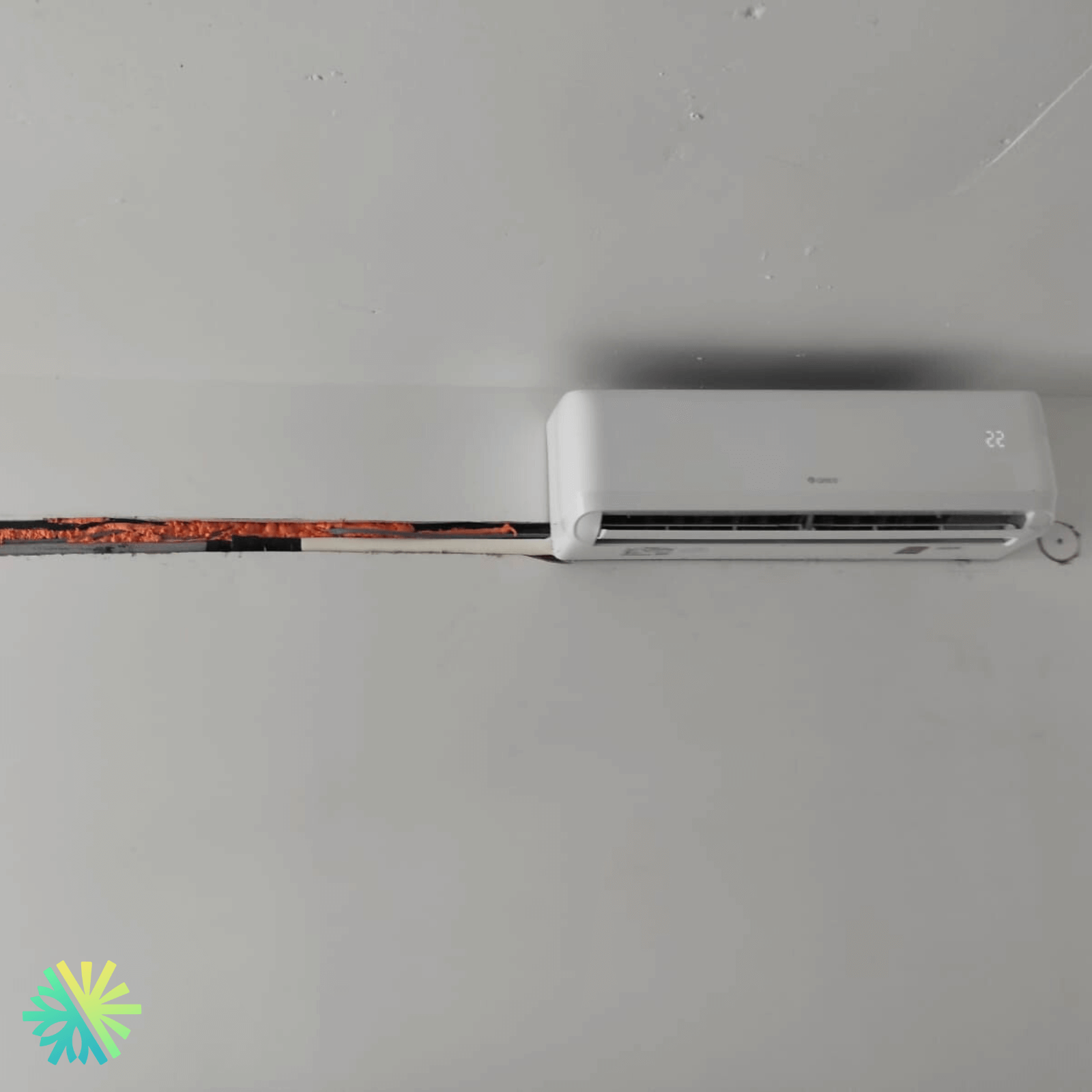 Installation d’une thermopompe murale GREE LIVO GEN4 à Saint-Constant