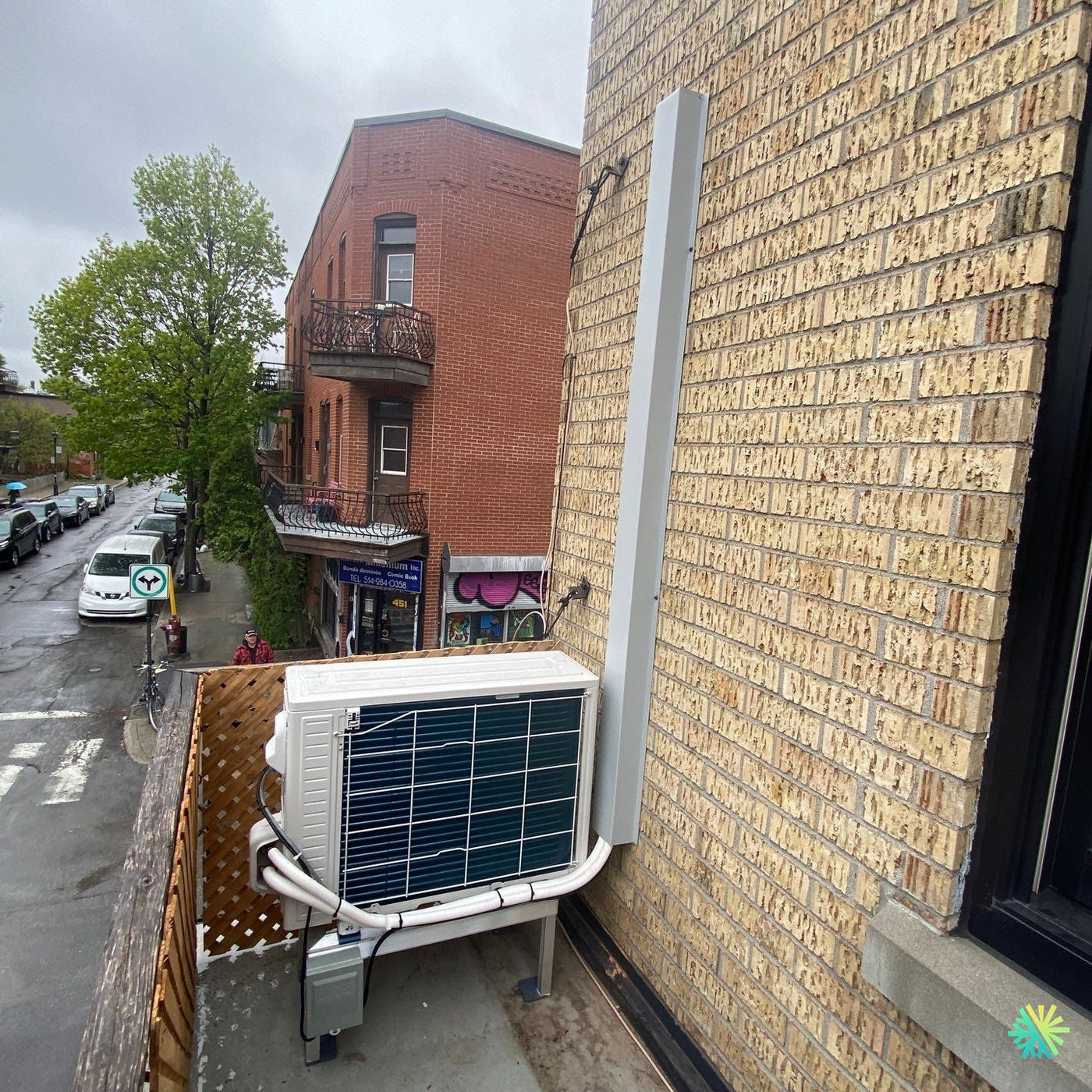 Installation d’une thermopompe murale Gree Livo R32 à Rosemont–La Petite-Patrie