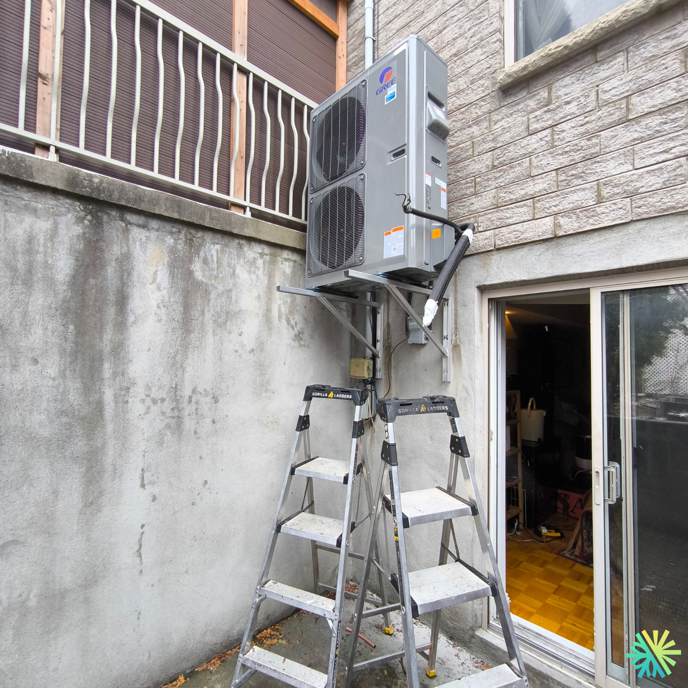 Installation d’une thermopompe multizone Gree à Rosemont–La Petite-Patrie