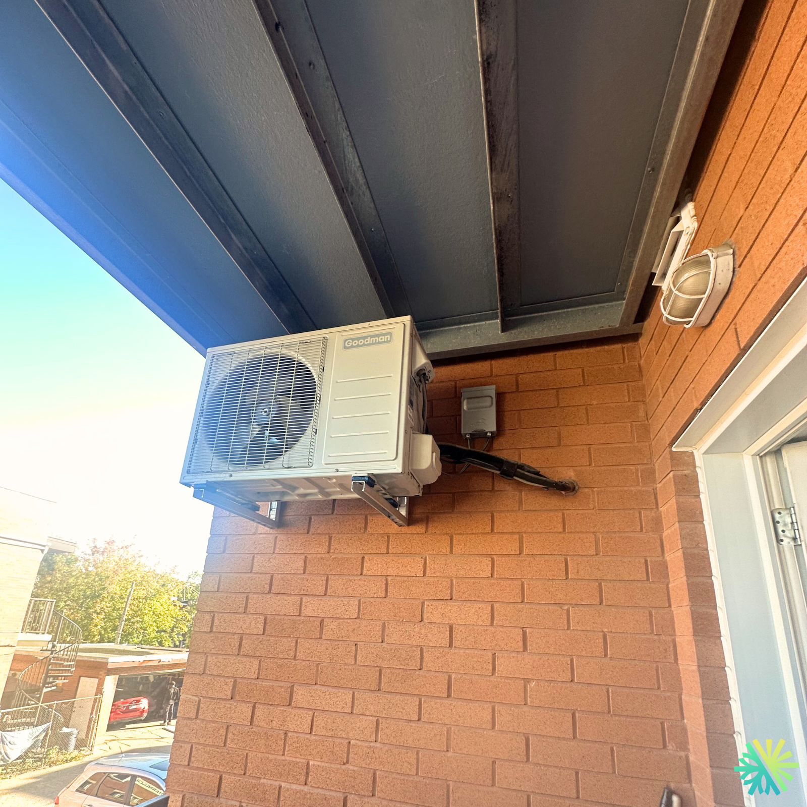 Service et entretien d’une thermopompe murale Goodman à Rosemont–La Petite-Patrie (Montréal)