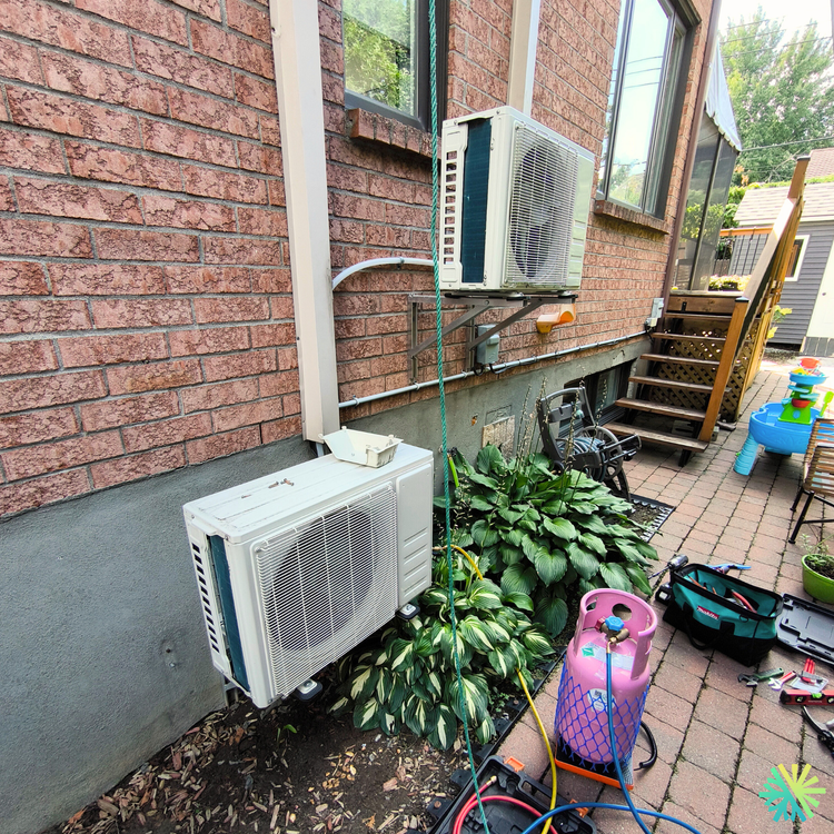 Service et entretien d’une thermopompe murale Generallux à Fabreville (Laval)