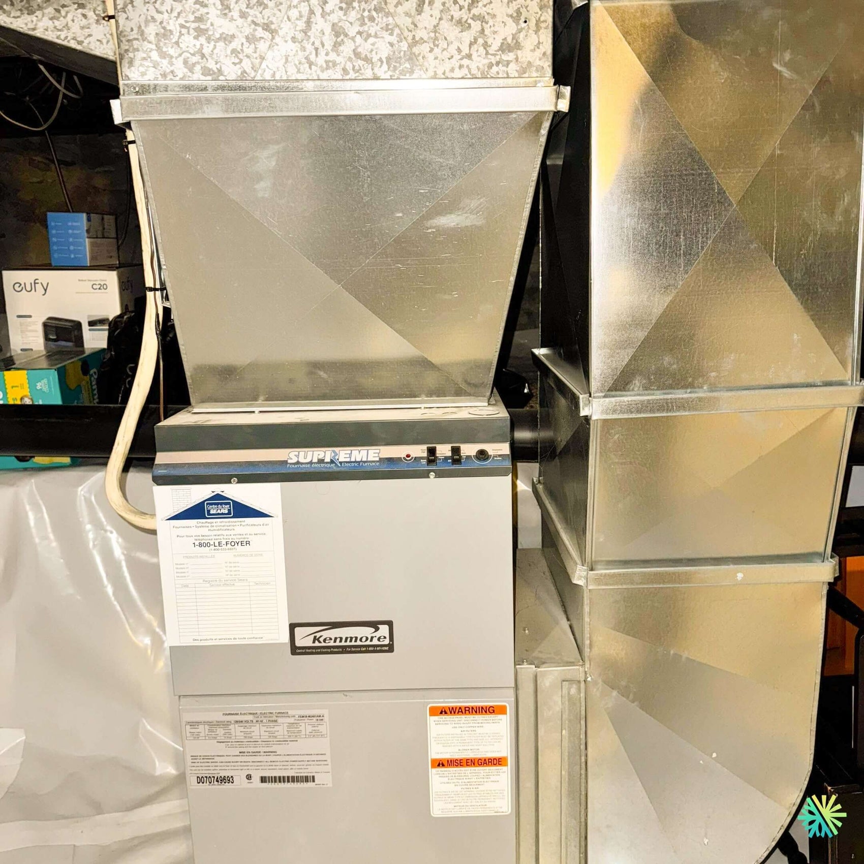 Réparation d'une Thermopompe Centrale Kenmore à Montréal-Est