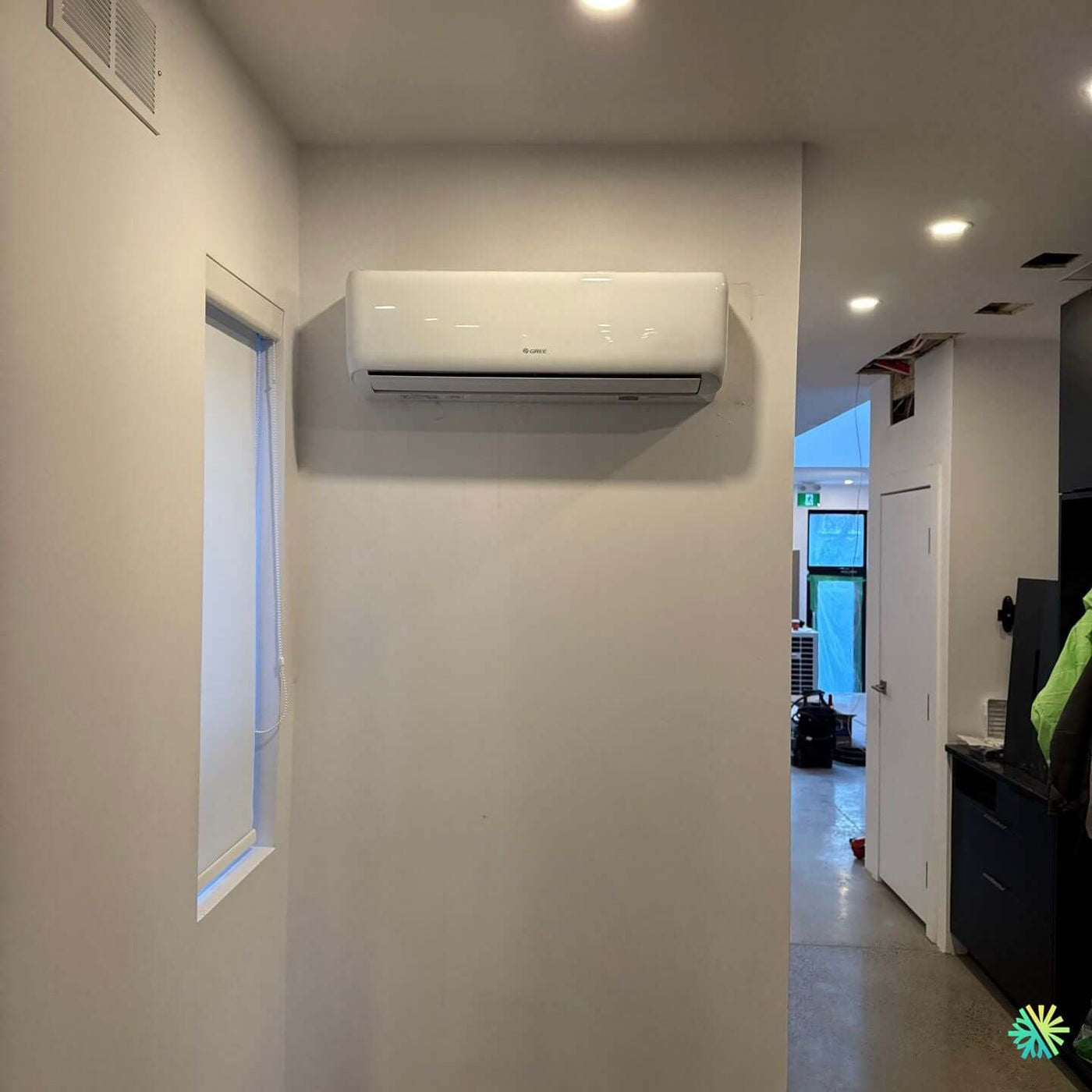 Installation d’une Gree Livo R32 thermopompe murale à Rosemont–La Petite-Patrie