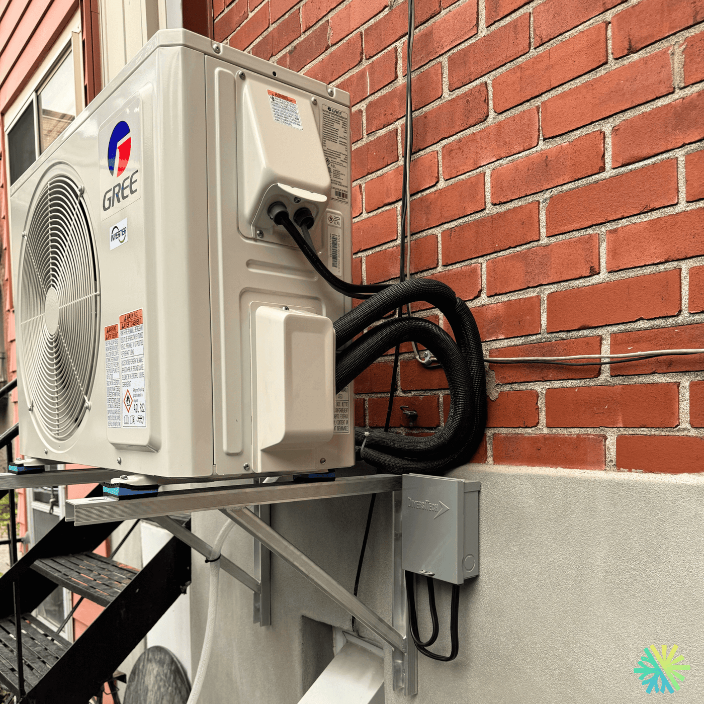 Installation de thermopompe murale Gree au Plateau-Mont-Royal