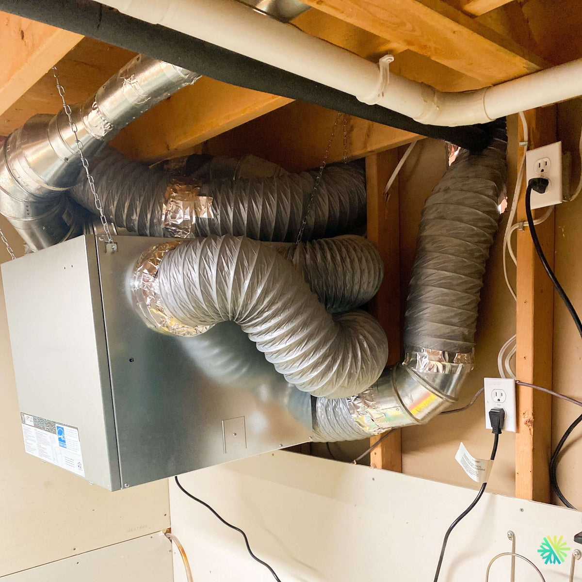 Installation of a Broan-NuTone HRV160 ECM air exchanger in Hudson, Vaudreuil-Soulanges