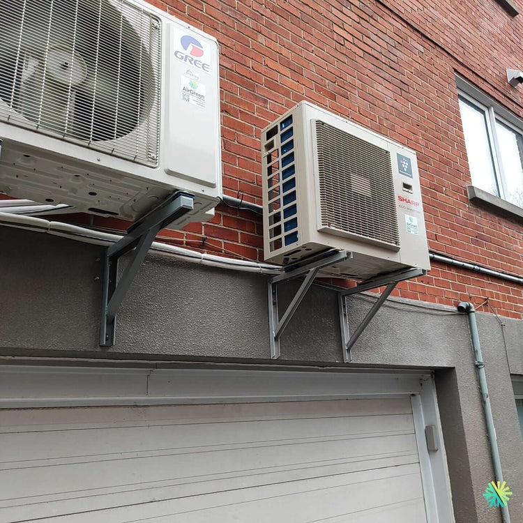 Installation d’une thermopompe murale Sharp ZHU1 à Rosemont–La Petite-Patrie