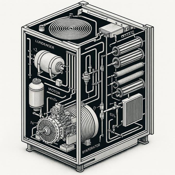 Quel est le rôle des évaporateurs et des condenseurs dans la réfrigération commerciale? Utilisation de machines réfrigérantes complexes