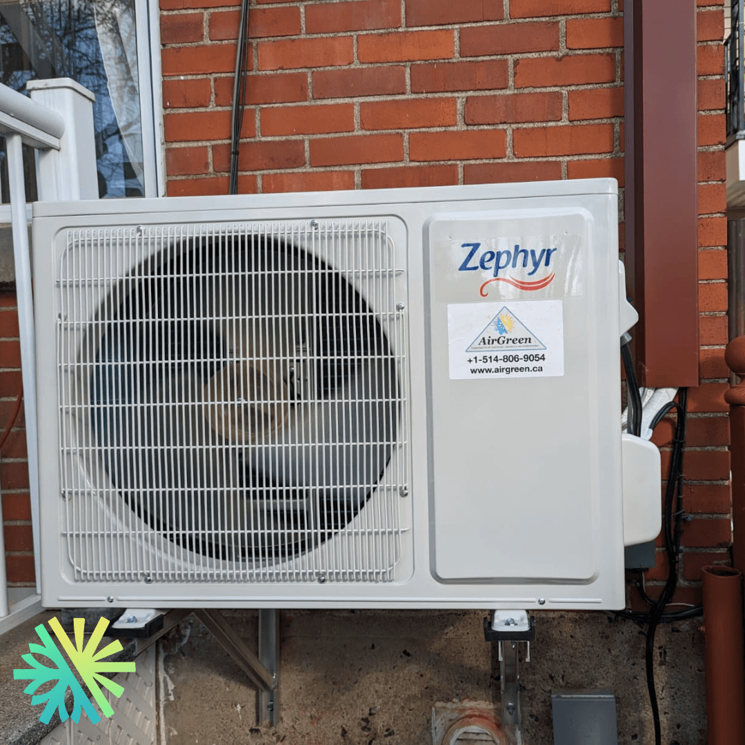 Installation of a Zephyr 23 Wall-Mounted Heat Pump in Île-Bizard–Sainte-Geneviève