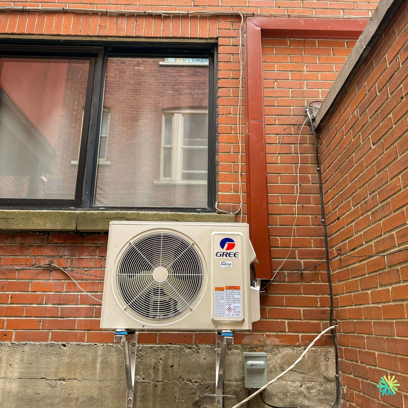 Installation d’une thermopompe DoubleZone GREE FREE MATCH R32 à Repentigny : deux zones de confort, une intégration murale propre et durable