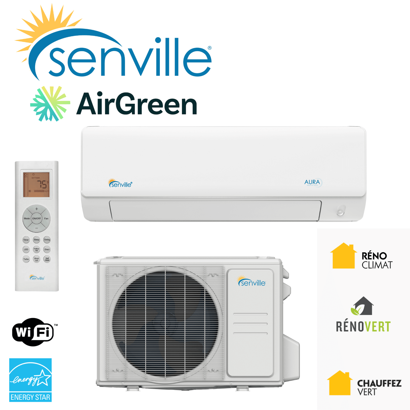 Thermopompe murale Senville : petit budget, grandes performances ? L'avis des clients de la Rive-Sud