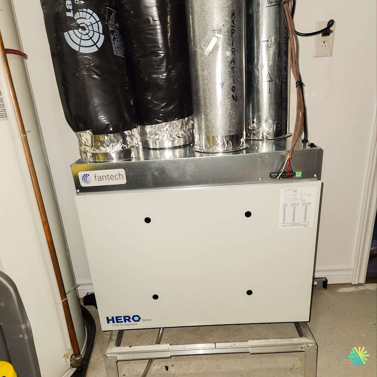 Installation d'un échangeur d'air FANTECH HERO 150H à Côte-des-Neiges–Notre-Dame-de-Grâce, Montréal