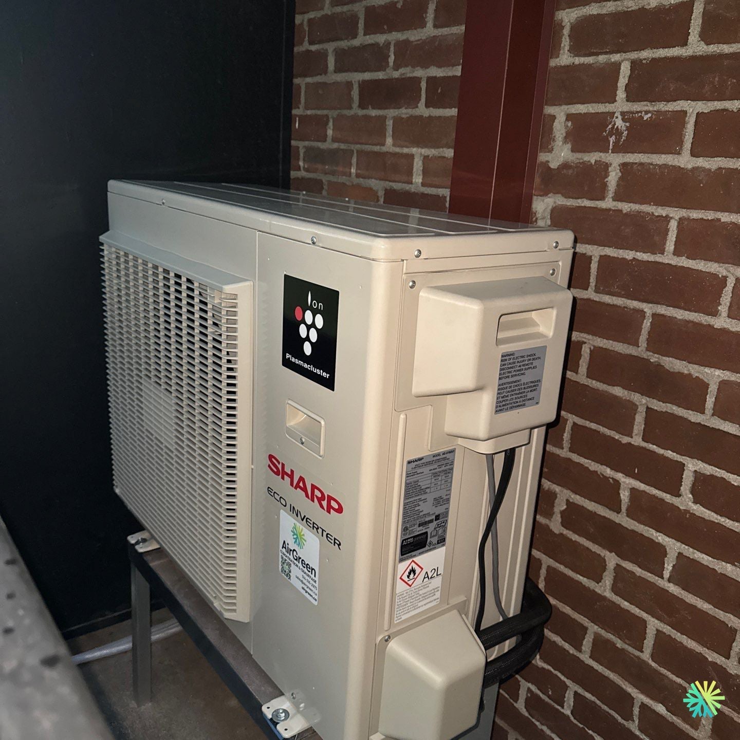 Installation d’une Sharp Eco Inverter thermopompe murale à Rosemont–La Petite-Patrie (Montréal)