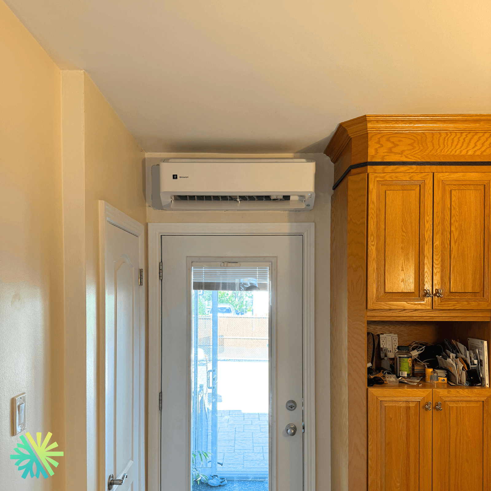 Installation d’une thermopompe murale Sharp ZU1 à Rosemont