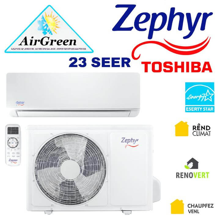 Installation d'une Thermopompe Murale Zephyr 23 à Montréal-Nord par AirGreen