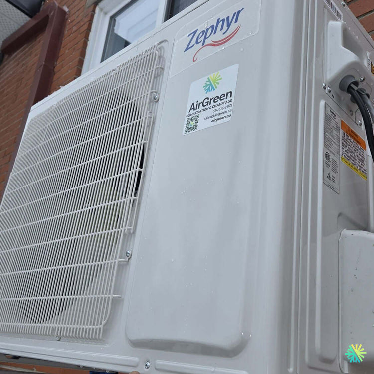 Installation d’une thermopompe centrale Zephyr à Rosemont–La Petite-Patrie