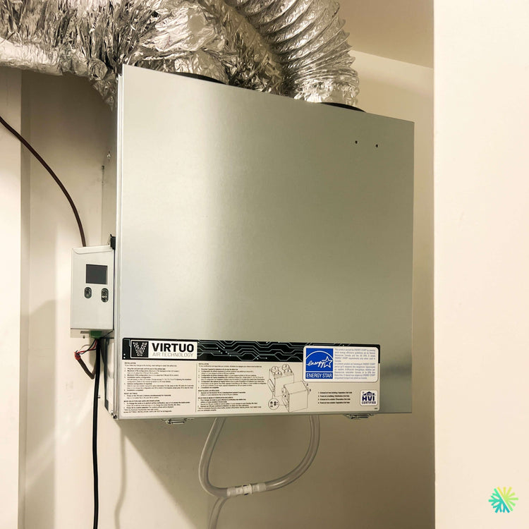 Installation d'un échangeur d'air Venmar AVS Série N A130H65RT avec Virtuo Air Technology à Mercier, sur la Rive-Sud