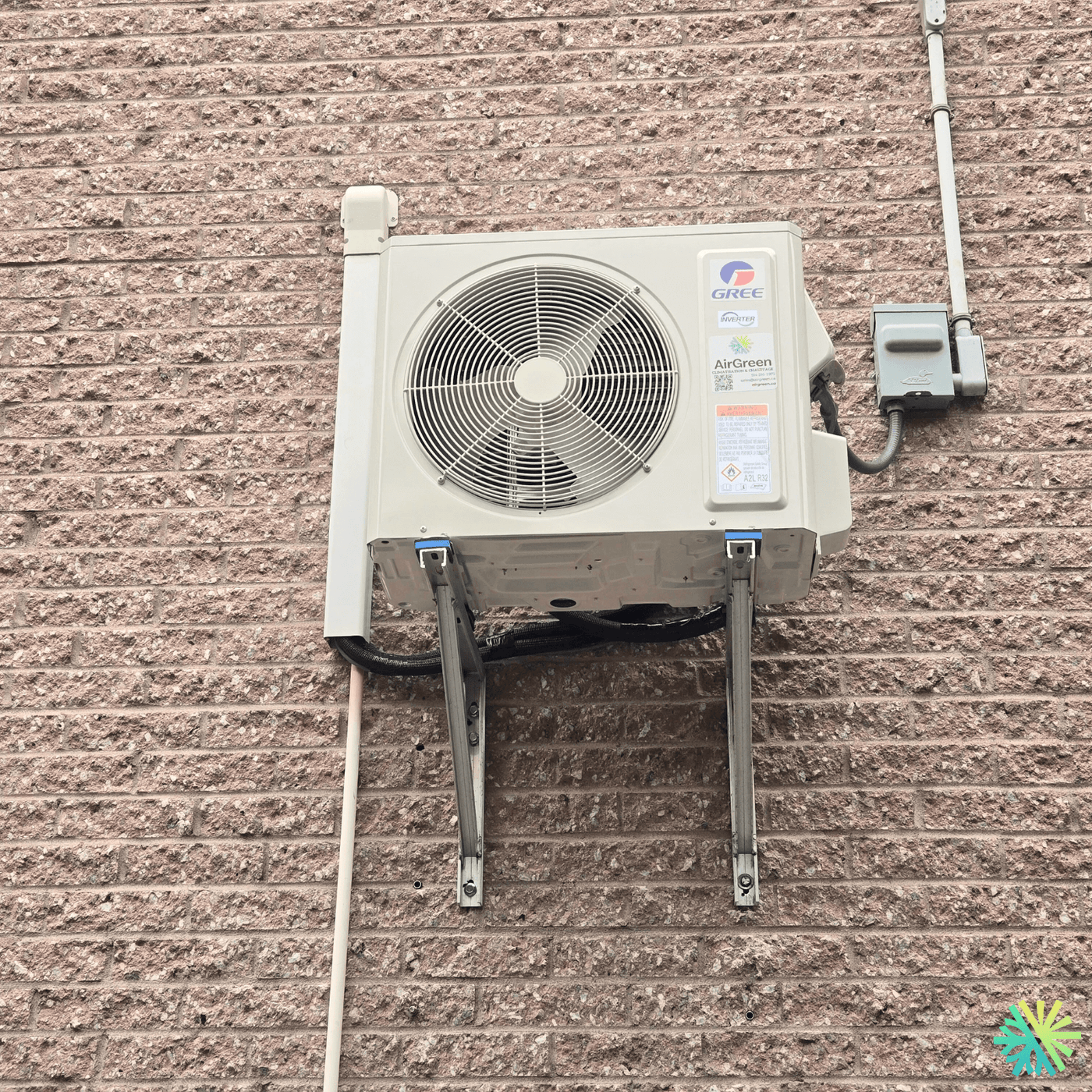 Installation d’une thermopompe murale Gree Charmo à Rosemont–La Petite-Patrie (Montréal)