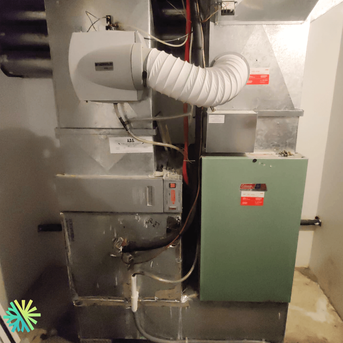 Réparation du système de chauffage central d’un air handler Coleman à Dollard-des-Ormeaux