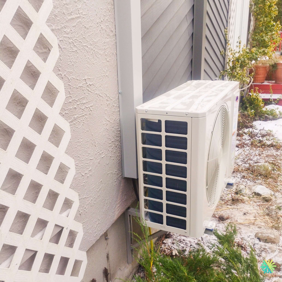 Installation d'une thermopompe 2 têtes GREE FreeMatch R32 à Saint-Jacques-le-Mineur (MRC des Jardins-de-Napierville)