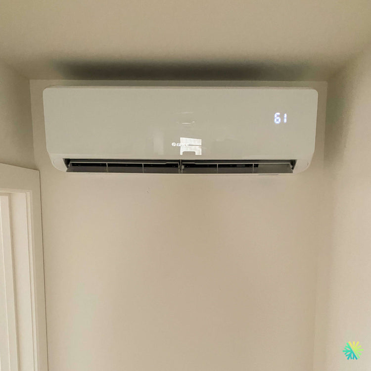 Installation d'une thermopompe murale 2 têtes GREE FreeMatch R32 à Lachine (Vieux-Lachine, Montréal)