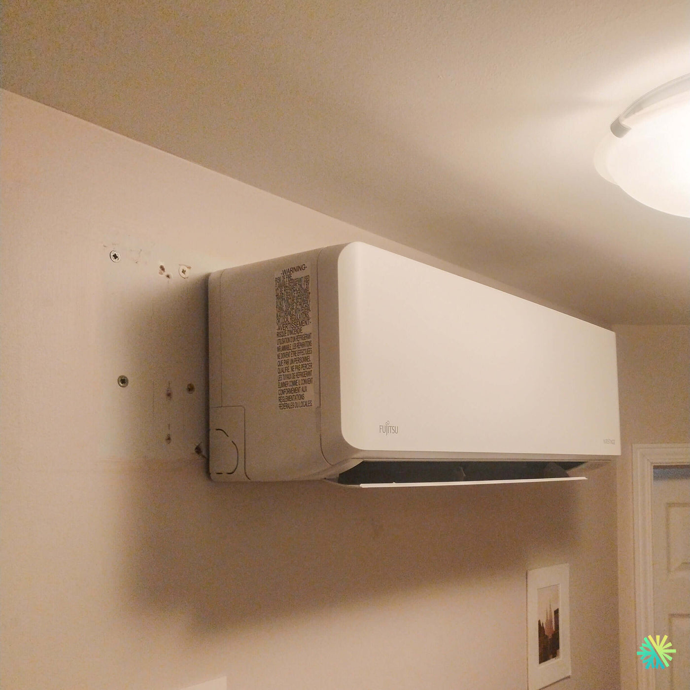 Installation d’une thermopompe murale FUJITSU ORION XLTH 15 000 BTU à Pont-Viau, Laval