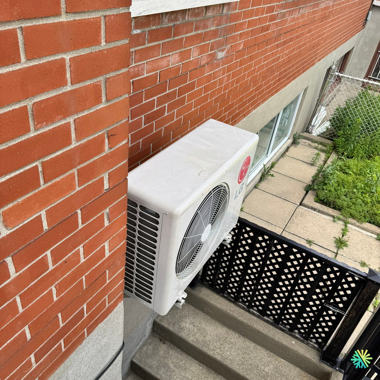 Réparation d’une thermopompe murale LG à Rosemont–La Petite-Patrie