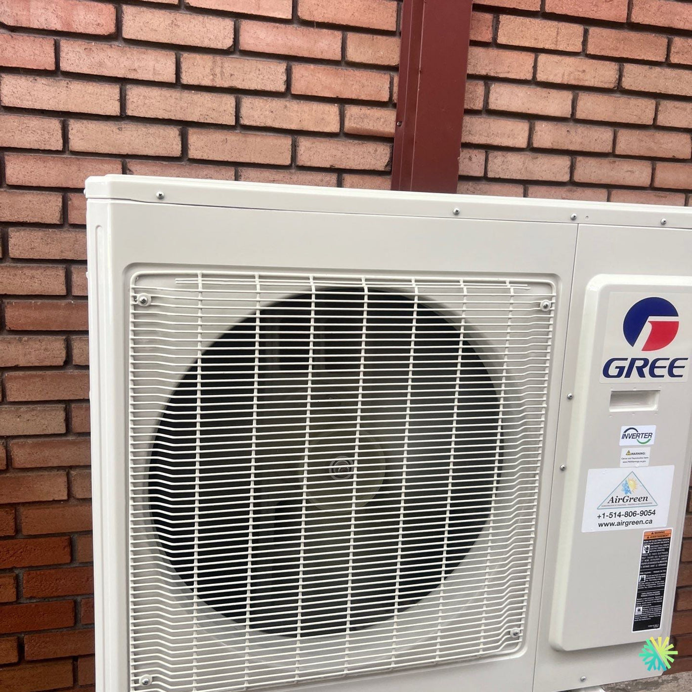 Installation d’une Gree (gamme R-32) thermopompe murale à Villeray–Saint-Michel–Parc-Extension