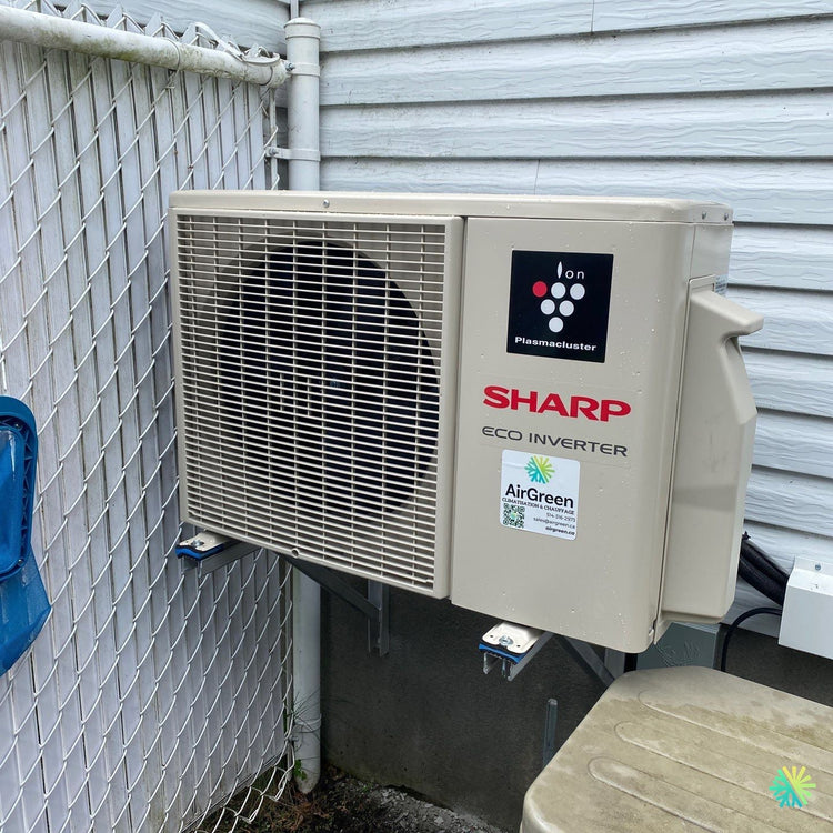 Installation d’une Sharp (gamme ZU1 R-32) thermopompe murale à Chomedey (Laval)