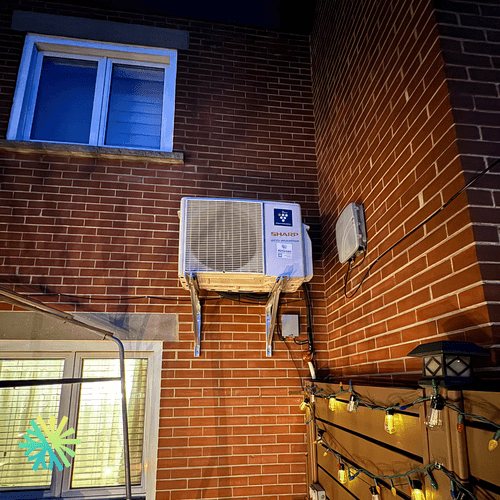 Installation d’une thermopompe murale SHARP ZHU1 12 000 BTU à Île-Bizard–Sainte-Geneviève