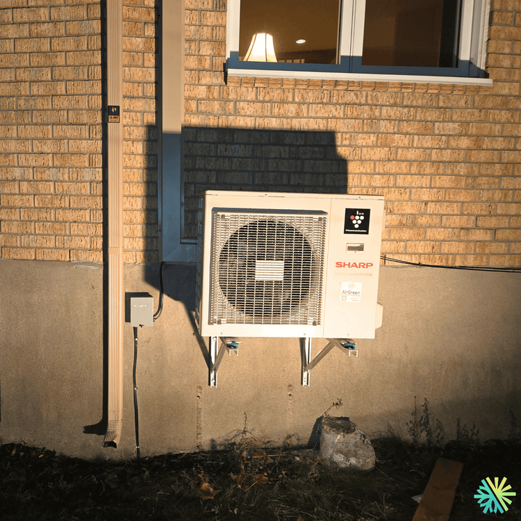 Installation d’une thermopompe murale Sharp à Rosemont–La Petite-Patrie (Montréal)