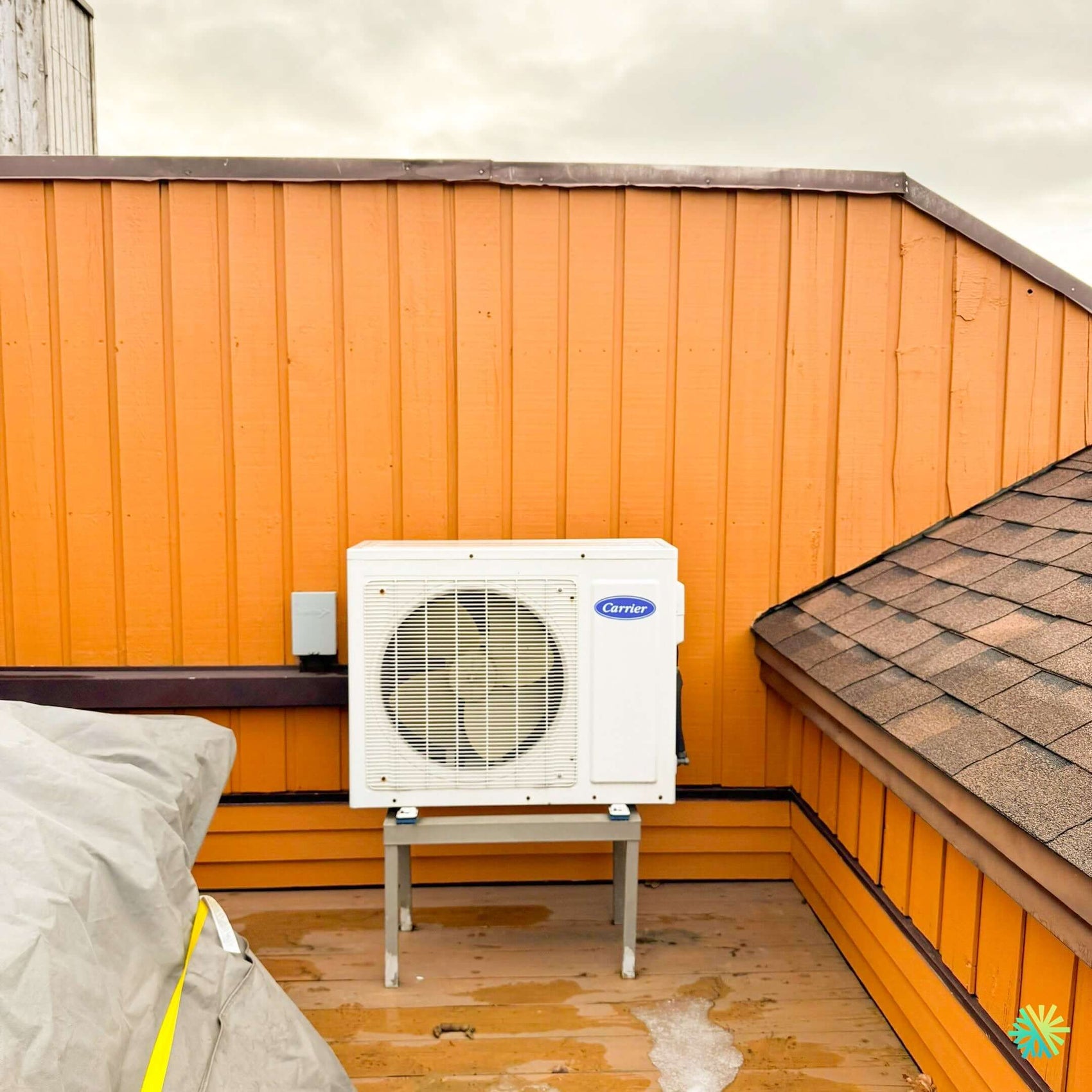 Réparation d'une thermopompe murale Carrier à Île-Bizard–Sainte-Geneviève