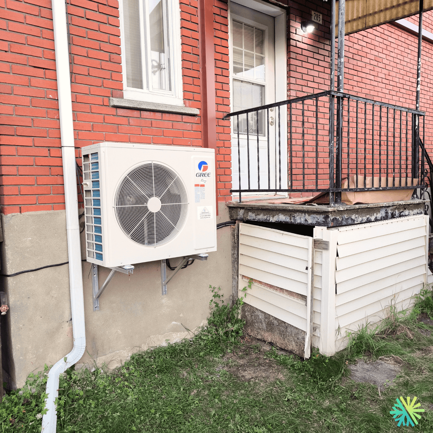 Installation de thermopompe murale Gree à Villeray–Saint-Michel–Parc-Extension