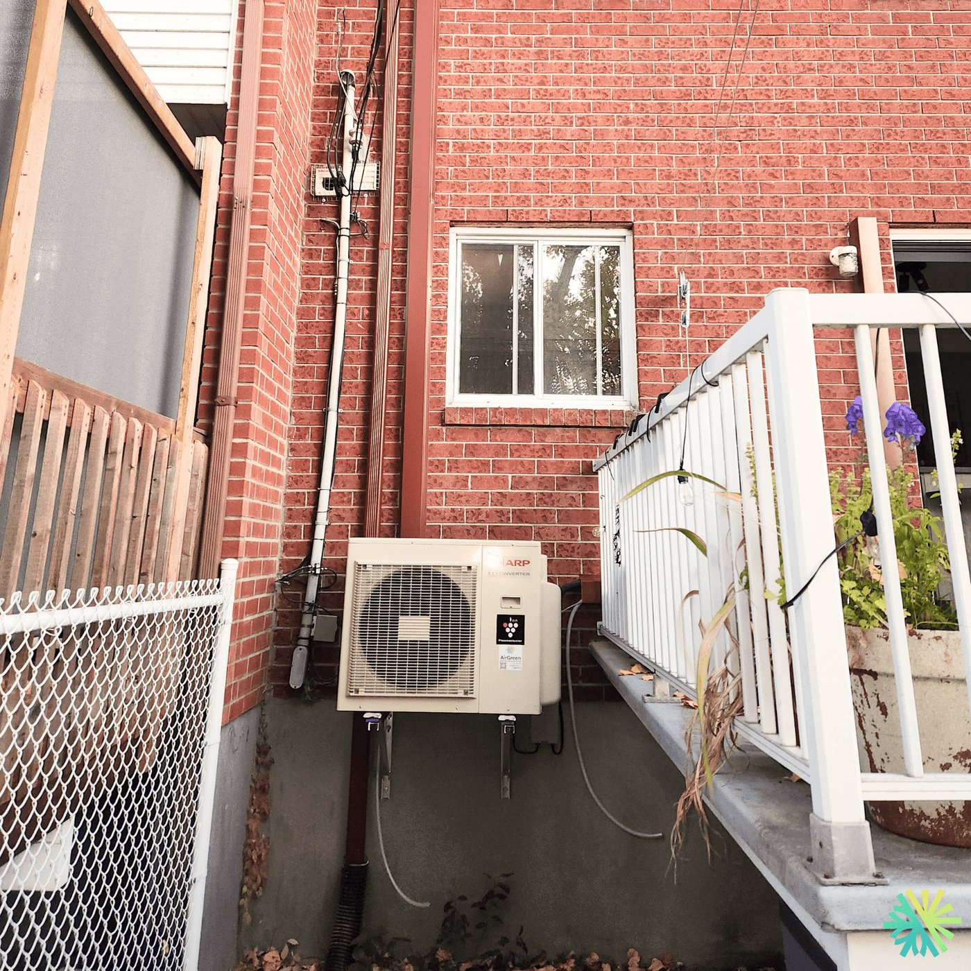 Installation d’une thermopompe murale Sharp à Rosemont–La Petite-Patrie (Montréal)