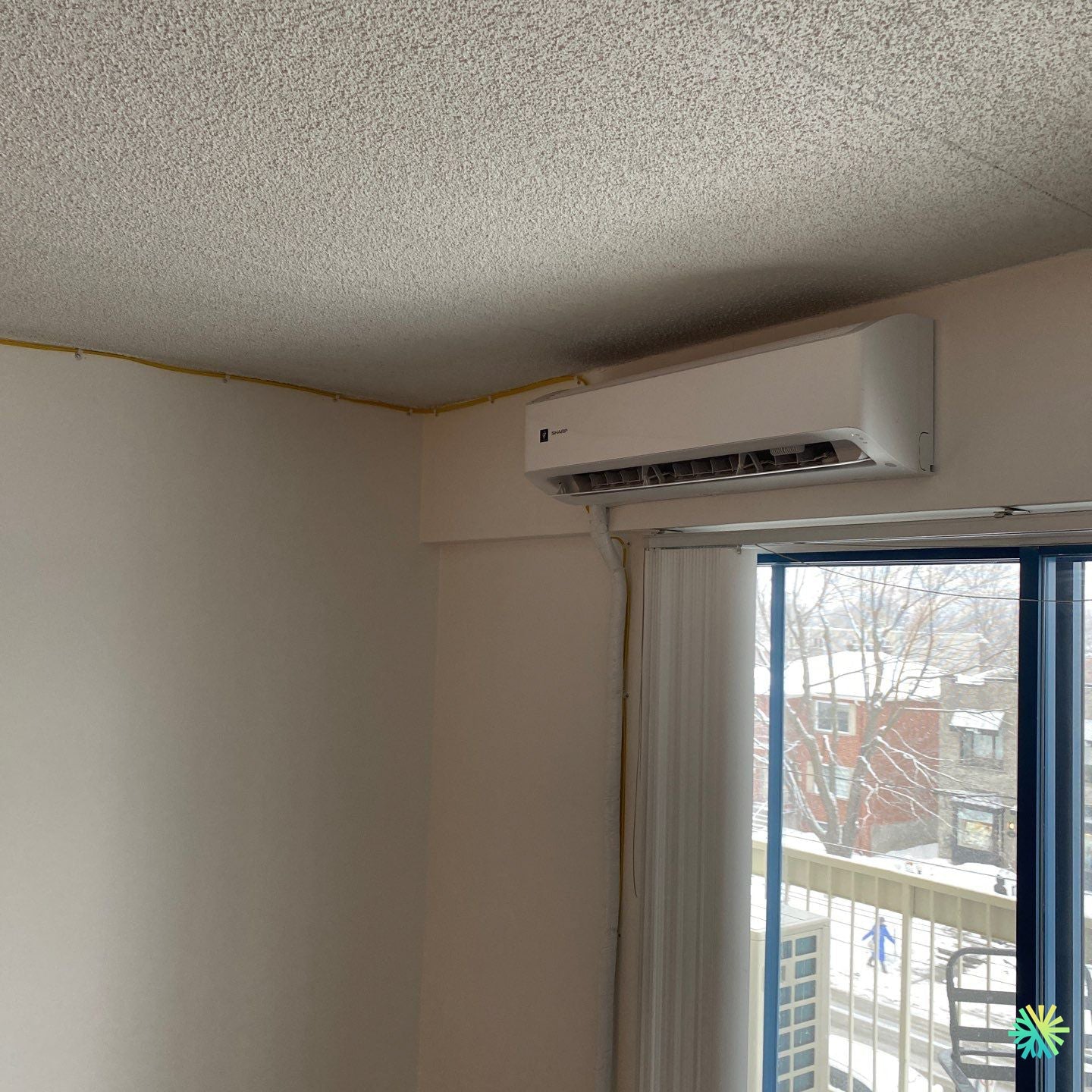 Installation d’une Sharp ZHU1 thermopompe murale à Rosemont–La Petite-Patrie