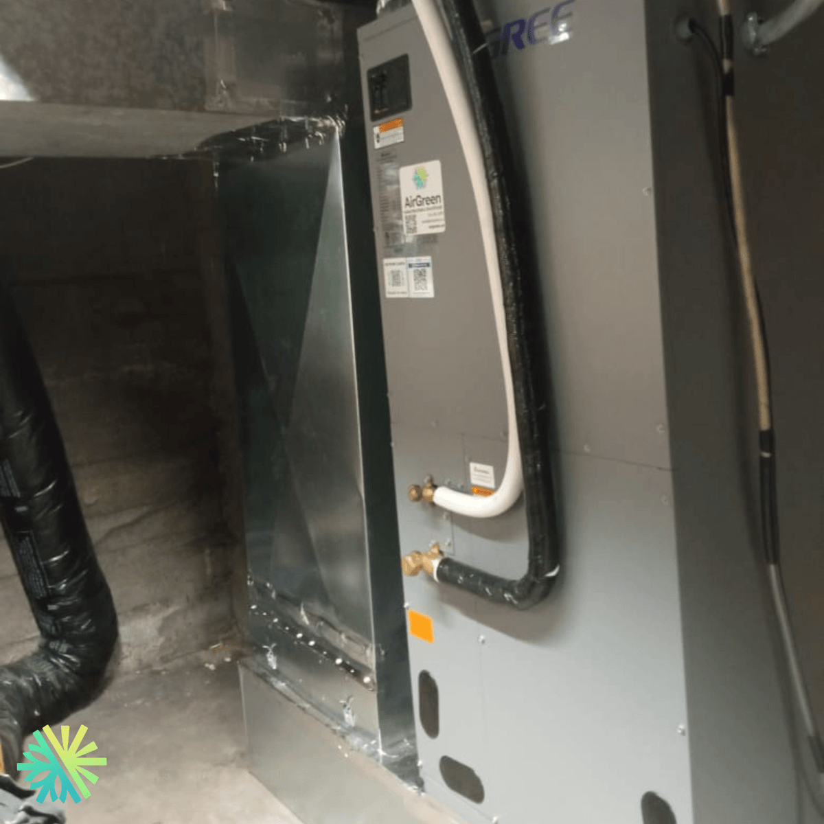 Installation of a Gree Flexx Electric Furnace in Delson, South Shore